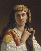 Charles-Amable Lenoir Jeune fille grecque oil painting